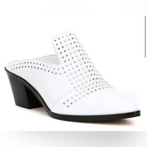 1. STATE Studded leather Slip-on Mule Size 6